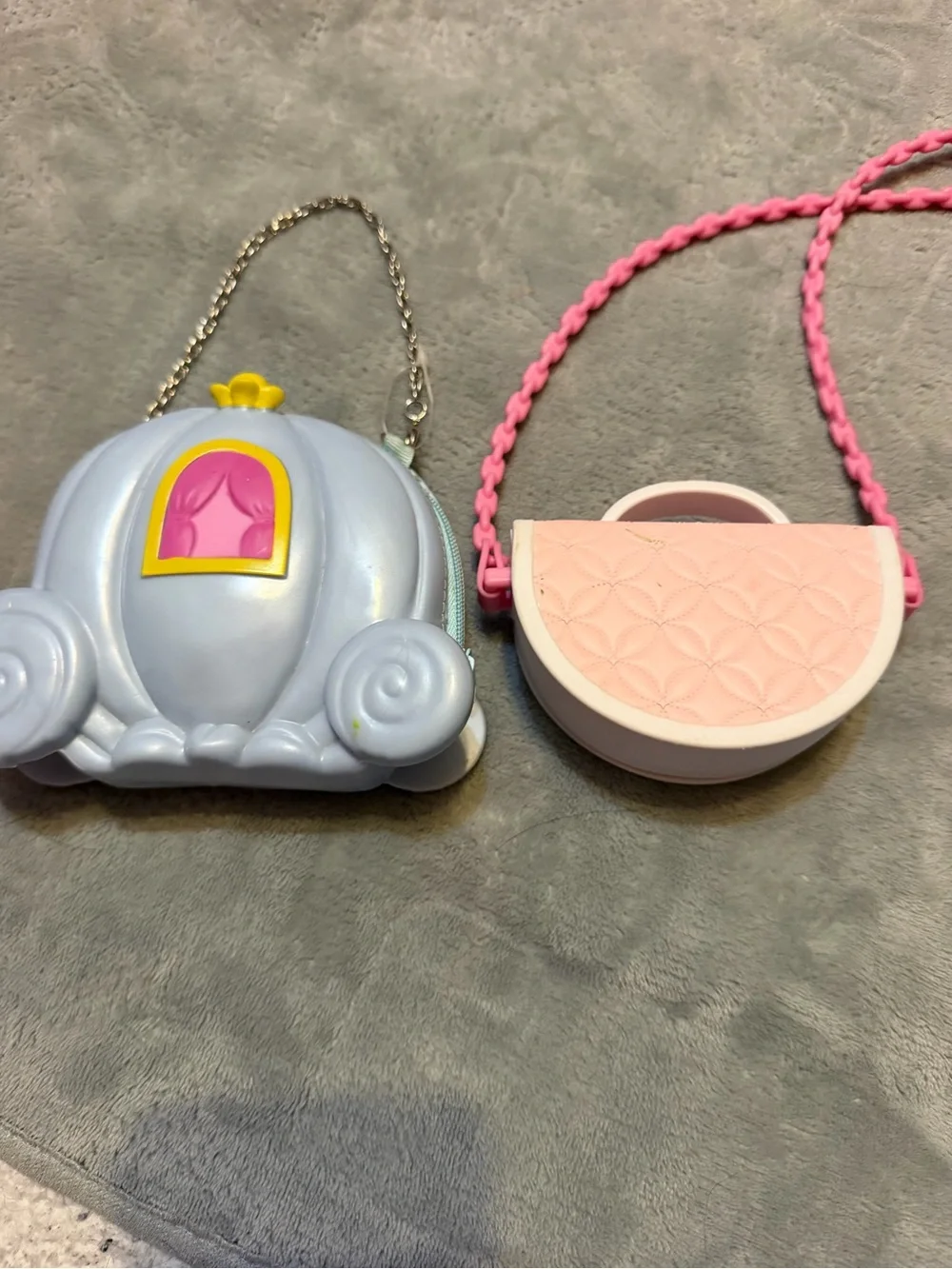 Disney Princess Purse Lot Cinderella Carriage Disney Store Pink Crown
